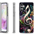 thumbnail image 1 of OneToughShield ® Shockproof Phone Case Compatible with Samsung Galaxy A35 5G - Music Notes Colorful, 1 of 3