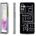 thumbnail image 1 of OneToughShield ® Shockproof Phone Case Compatible with Samsung Galaxy A35 5G - Positive Words, 1 of 3