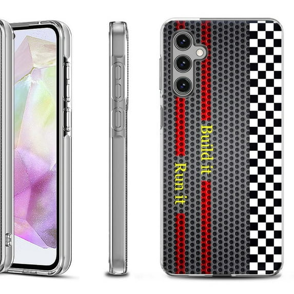 OneToughShield ® Shockproof Phone Case Compatible with Samsung Galaxy A35 5G - Racing