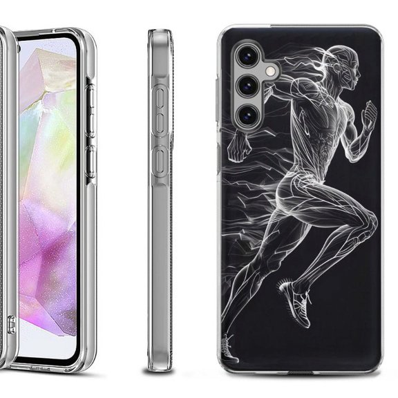 OneToughShield ® Shockproof Phone Case Compatible with Samsung Galaxy A35 5G - Runner