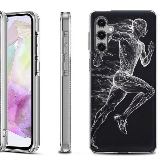 OneToughShield ® Shockproof Phone Case Compatible with Samsung Galaxy A35 5G - Runner