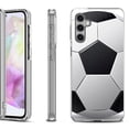 thumbnail image 1 of OneToughShield ® Shockproof Phone Case Compatible with Samsung Galaxy A35 5G - Soccer, 1 of 3