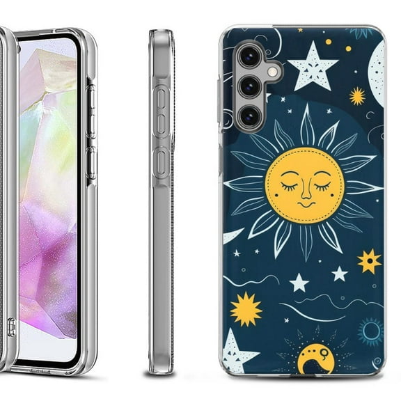 OneToughShield ® Shockproof Phone Case Compatible with Samsung Galaxy A35 5G - Sun N Star