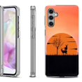 thumbnail image 1 of OneToughShield ® Shockproof Phone Case Compatible with Samsung Galaxy A35 5G - Sunset Deer, 1 of 3