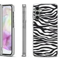 thumbnail image 1 of OneToughShield ® Shockproof Phone Case Compatible with Samsung Galaxy A35 5G - Zebra B/W, 1 of 3