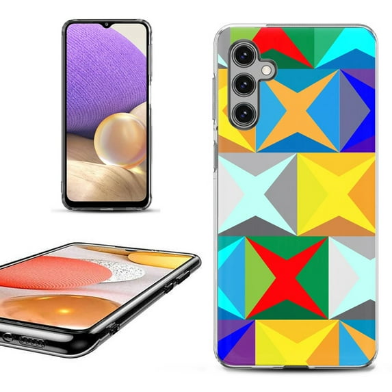 OneToughShield ® Shockproof Phone Case Compatible with Samsung Galaxy S23 FE Fan Edition 5G - Abstract Color