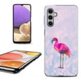 thumbnail image 1 of OneToughShield ® Shockproof Phone Case Compatible with Samsung Galaxy S23 FE Fan Edition 5G - Flamingo / Polygon, 1 of 4