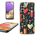 thumbnail image 1 of OneToughShield ® Shockproof Phone Case Compatible with Samsung Galaxy S23 FE Fan Edition 5G - Hearts n Arrows, 1 of 4