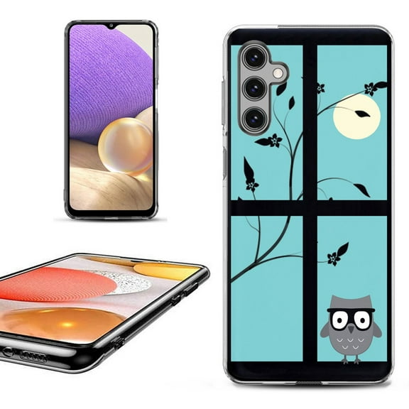 OneToughShield ® Shockproof Phone Case Compatible with Samsung Galaxy S23 FE Fan Edition 5G - Moon Owl