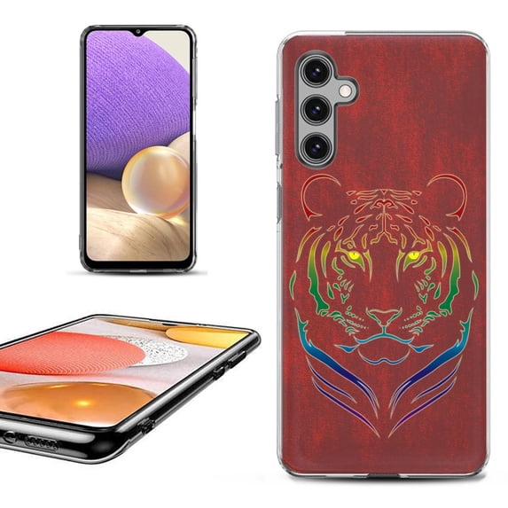 OneToughShield ® Shockproof Phone Case Compatible with Samsung Galaxy S23 FE Fan Edition 5G - Night Tiger