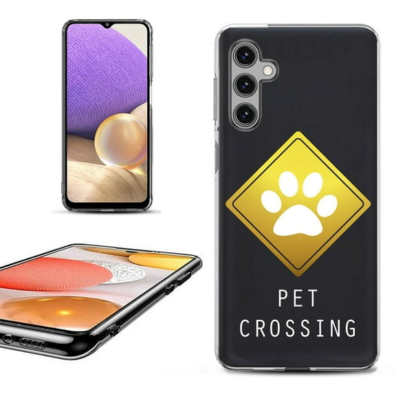 OneToughShield ® Shockproof Phone Case Compatible with Samsung Galaxy S23 FE Fan Edition 5G - Pet Crossing