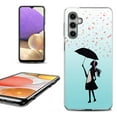 thumbnail image 1 of OneToughShield ® Shockproof Phone Case Compatible with Samsung Galaxy S23 FE Fan Edition 5G - Rain/Hearts, 1 of 4