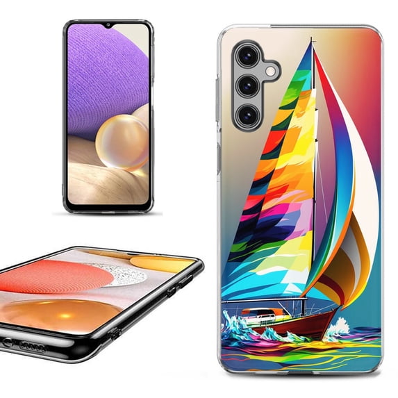 OneToughShield ® Shockproof Phone Case Compatible with Samsung Galaxy S23 FE Fan Edition 5G - Sailing