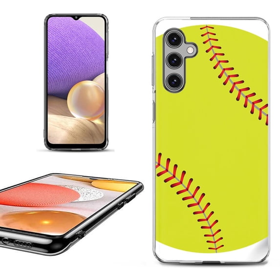 OneToughShield ® Shockproof Phone Case Compatible with Samsung Galaxy S23 FE Fan Edition 5G - Softball Green
