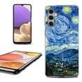 thumbnail image 1 of OneToughShield ® Shockproof Phone Case Compatible with Samsung Galaxy S23 FE Fan Edition 5G - Starry Night Paris, 1 of 4