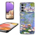thumbnail image 1 of OneToughShield ® Shockproof Phone Case Compatible with Samsung Galaxy S23 FE Fan Edition 5G - Water Lilies, 1 of 4