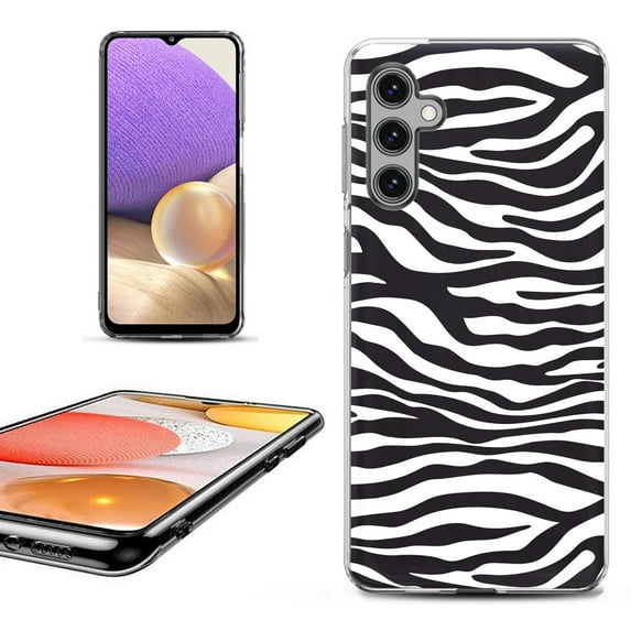 OneToughShield ® Shockproof Phone Case Compatible with Samsung Galaxy S23 FE Fan Edition 5G - Zebra B/W