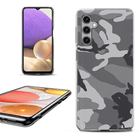 OneToughShield ® Shockproof Phone Case Compatible with Samsung Galaxy S24 5G - Camo B/W