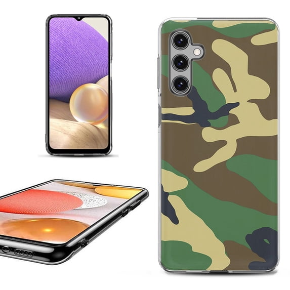 OneToughShield ® Shockproof Phone Case Compatible with Samsung Galaxy S24 5G - Camo Green