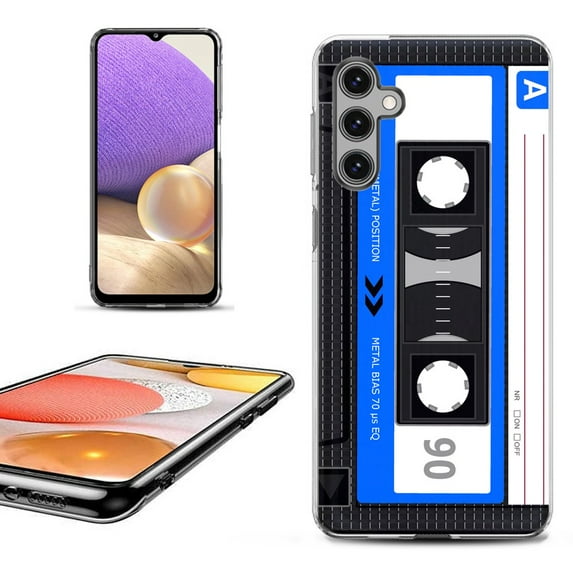 OneToughShield ® Shockproof Phone Case Compatible with Samsung Galaxy S24 5G - Cassette Blue