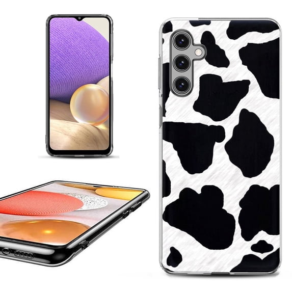 OneToughShield ® Shockproof Phone Case Compatible with Samsung Galaxy S24 5G - Cow Skin Design