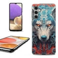 thumbnail image 1 of OneToughShield ® Shockproof Phone Case Compatible with Samsung Galaxy S24 5G - Cyberpunk Wolf, 1 of 4