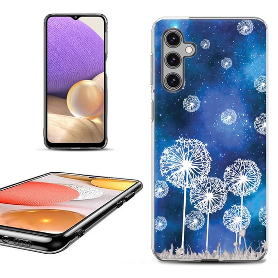 OneToughShield ® Shockproof Phone Case Compatible with Samsung Galaxy S24 5G - Dandelion Stars
