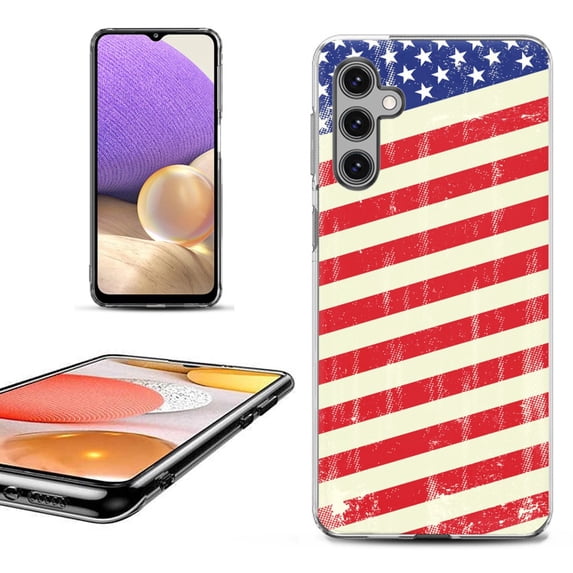 OneToughShield ® Shockproof Phone Case Compatible with Samsung Galaxy S24 5G - Flag / USA