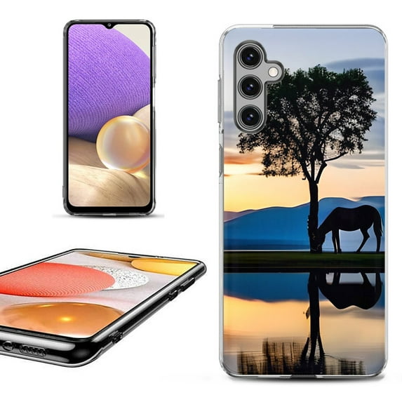 OneToughShield ® Shockproof Phone Case Compatible with Samsung Galaxy S24 5G - Horse Tree