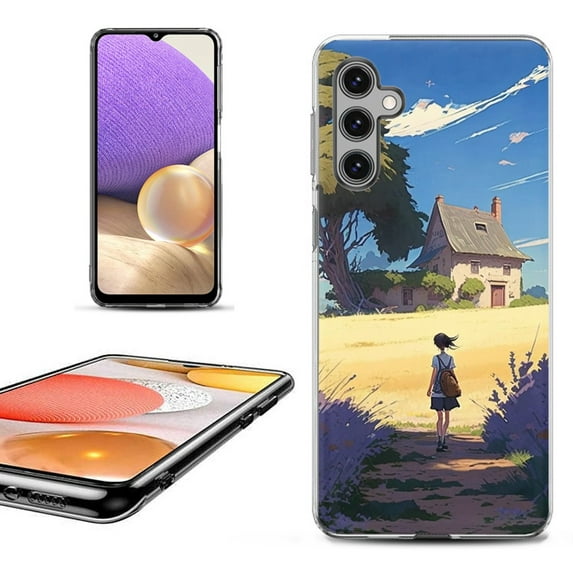 OneToughShield ® Shockproof Phone Case Compatible with Samsung Galaxy S24 5G - Lavender Summer