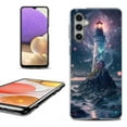 thumbnail image 1 of OneToughShield ® Shockproof Phone Case Compatible with Samsung Galaxy S24 5G - Surreal Lighthouse, 1 of 4