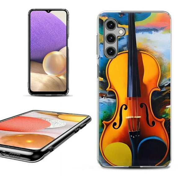 OneToughShield ® Shockproof Phone Case Compatible with Samsung Galaxy S24 5G - Violin