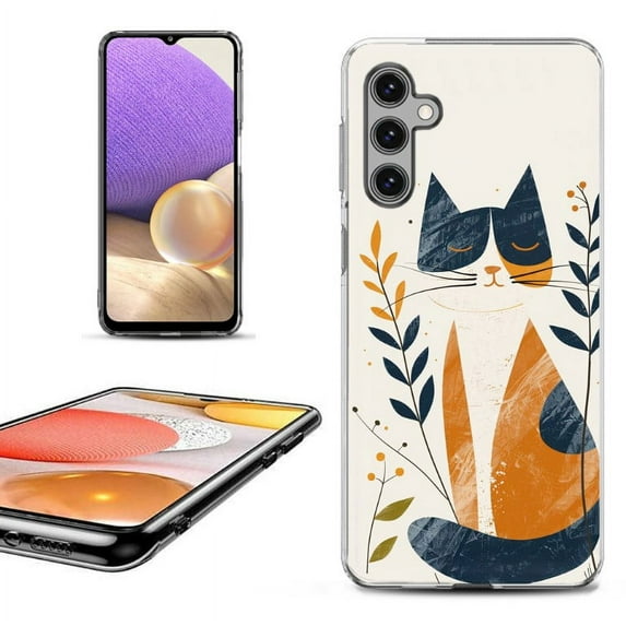 OneToughShield ® Shockproof Phone Case Compatible with Samsung Galaxy S24+ / S24 Plus 5G - Calm Cat