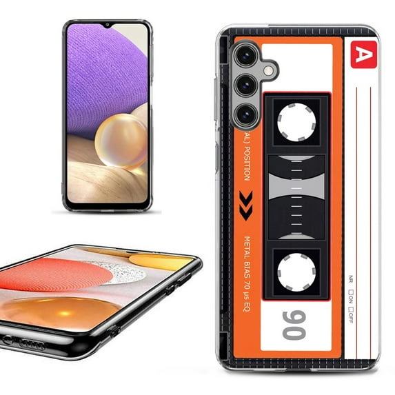 OneToughShield ® Shockproof Phone Case Compatible with Samsung Galaxy S24+ / S24 Plus 5G - Cassette Orange