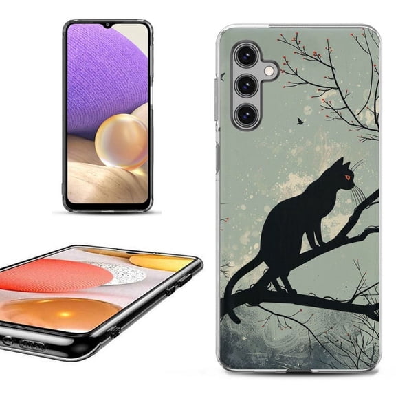 OneToughShield ® Shockproof Phone Case Compatible with Samsung Galaxy S24+ / S24 Plus 5G - Cat on Tree