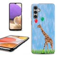 thumbnail image 1 of OneToughShield ® Shockproof Phone Case Compatible with Samsung Galaxy S24+ / S24 Plus 5G - Giraffe/Balloon, 1 of 4