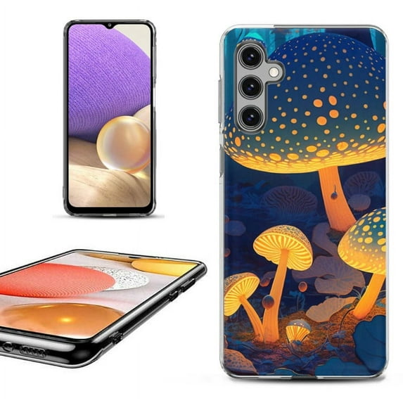 OneToughShield ® Shockproof Phone Case Compatible with Samsung Galaxy S24+ / S24 Plus 5G - Glowing Mushroom