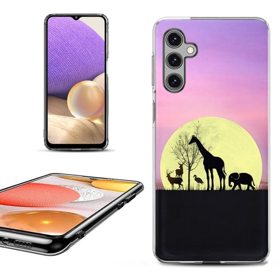 OneToughShield ® Shockproof Phone Case Compatible with Samsung Galaxy S24+ / S24 Plus 5G - Moonlight Safari