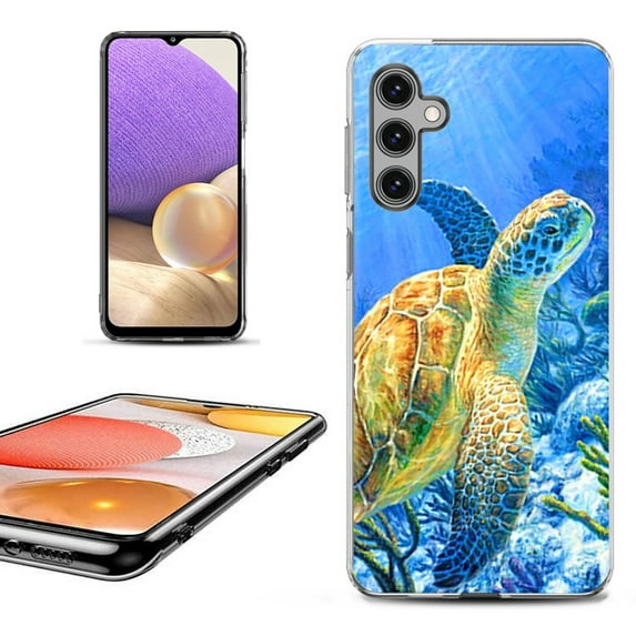 OneToughShield ® Shockproof Phone Case Compatible with Samsung Galaxy S24+ / S24 Plus 5G - Sea Turtle