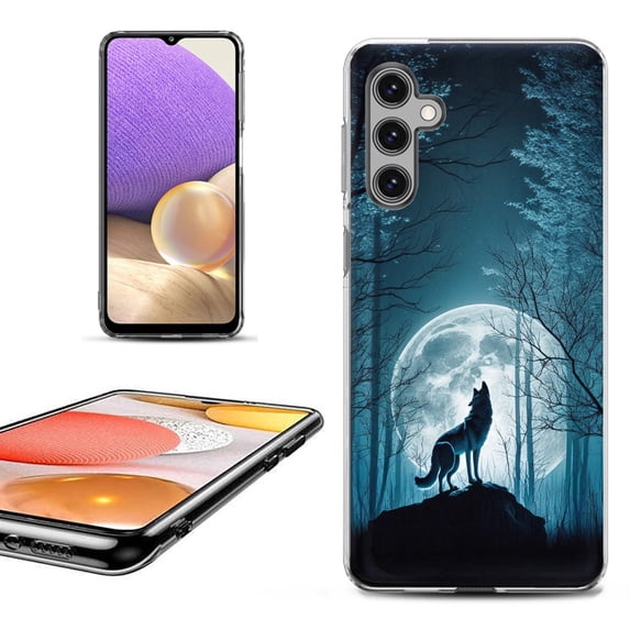 OneToughShield ® Shockproof Phone Case Compatible with Samsung Galaxy S24+ / S24 Plus 5G - Wolf Moon