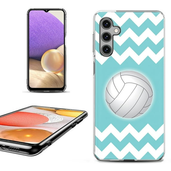 OneToughShield ® for Samsung Galaxy A14 5G Phone Case, Fashion Cover Case - Chevron/Volleyball