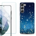 thumbnail image 1 of OneToughShield ® for Samsung Galaxy S23 5G Shockproof Fashion Phone Case, with Tempered Glass Screen Protector - Fanciful Night, 1 of 4