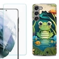 thumbnail image 1 of OneToughShield ® for Samsung Galaxy S23 5G Shockproof Fashion Phone Case, with Tempered Glass Screen Protector - Frog Craft, 1 of 4
