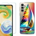 thumbnail image 1 of OneToughShield ® for Samsung Galaxy S23 FE Fan Edition, Shockproof Phone Case, with Tempered Glass Screen Protector - Sailing, 1 of 4