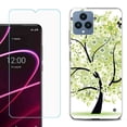 thumbnail image 1 of OneToughShield ® for T-Mobile Revvl 6x 5G Shockproof Phone Case, with Tempered Glass Screen Protector - Green Tree, 1 of 3