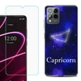 thumbnail image 1 of OneToughShield ® for T-Mobile Revvl 6x Pro 5G Shockproof Fashion Phone Case, with Tempered Glass Screen Protector - Capricorn, 1 of 3
