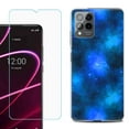 thumbnail image 1 of OneToughShield ® for T-Mobile Revvl 6x Pro 5G Shockproof Fashion Phone Case, with Tempered Glass Screen Protector - Cosmos/Stars, 1 of 3