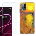 thumbnail image 1 of OneToughShield ® for T-Mobile Revvl 6x Pro 5G Shockproof Fashion Phone Case, with Tempered Glass Screen Protector - Sunset, 1 of 3
