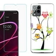 thumbnail image 1 of OneToughShield ® for T-Mobile Revvl 6x Pro 5G Shockproof Fashion Phone Case, with Tempered Glass Screen Protector - Tree Owl, 1 of 3