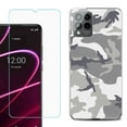 thumbnail image 1 of OneToughShield ® for T-Mobile Revvl 6x Pro 5G Shockproof Fashion Phone Case, with Tempered Glass Screen Protector - Urban Camo, 1 of 3
